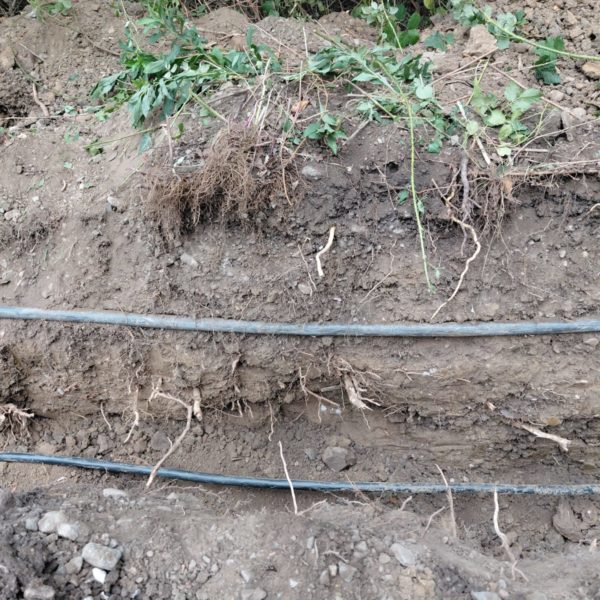 Repairing power cables with Bluebells Groundworks